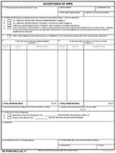 Figure A7.C2.F19. DD Form 448-2: Acceptance of Military Interdepartmental Purchase Request