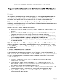 Figure C10.F3. Request for Certification or Re-Certification of Expanded International Military Education and Training Courses