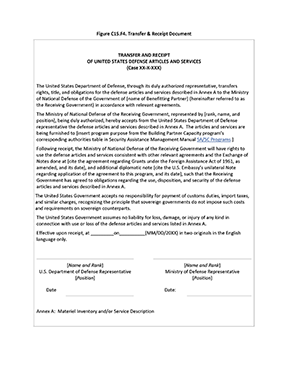 Figure C15.F4. Transfer & Receipt Document