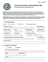 Figure SDAF.F2. - Special Defense Acquisition Fund Allocation Request